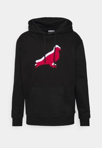 DOUBLE LOGO HOODIE - Camisola - black