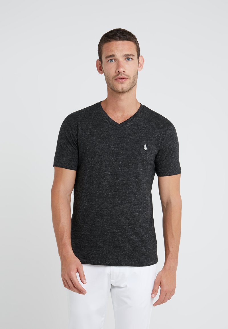 Polo Ralph Lauren T-Shirt basic - black marl heather/anthrazit - Zalando.de