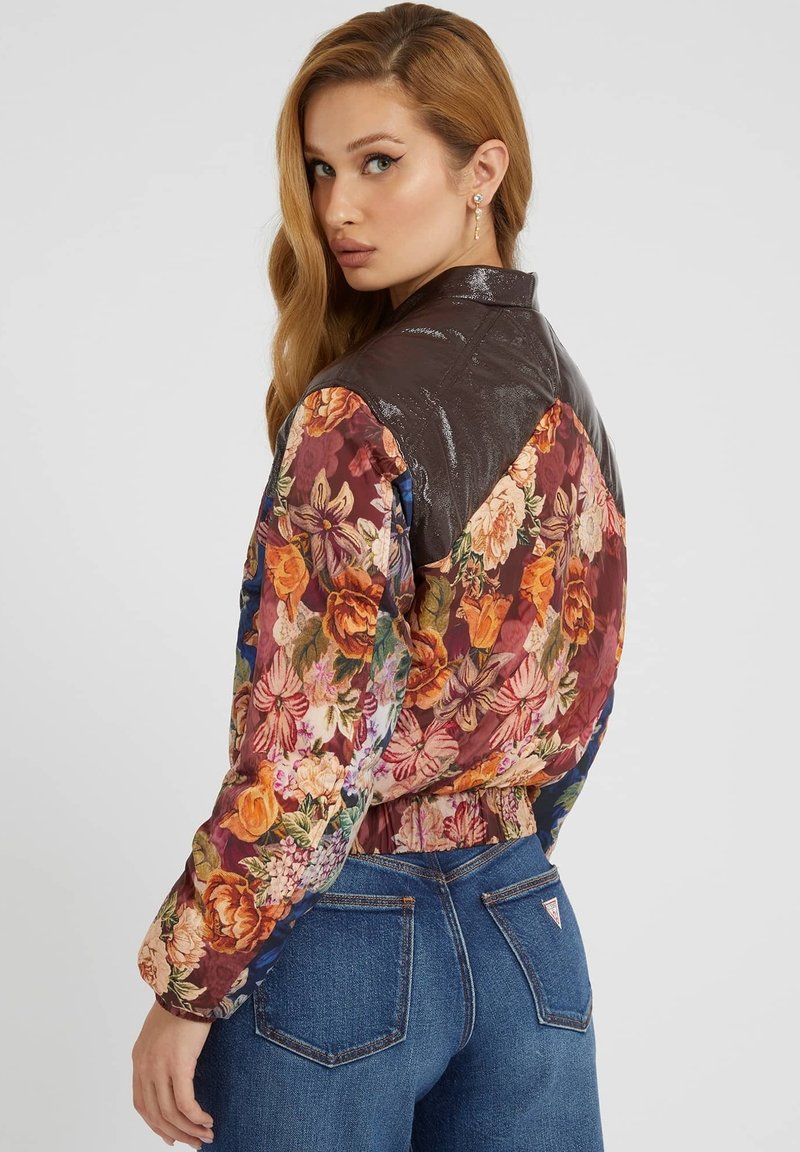guess floral jacket