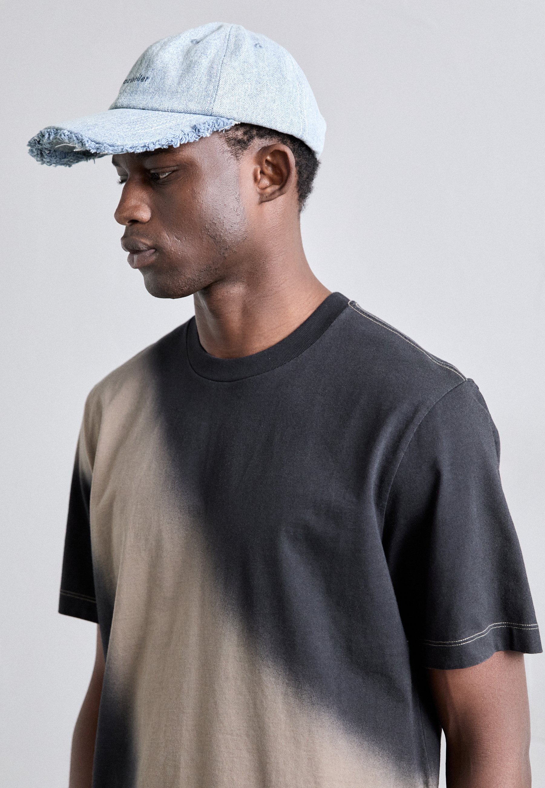 rag \u0026 bone OMBRE CLIFF TEE - Print T-shirt - dark army/multi-coloured -  Zalando.co.uk