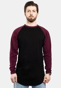 BASEBALL  - Pitkähihainen paita - black maroon