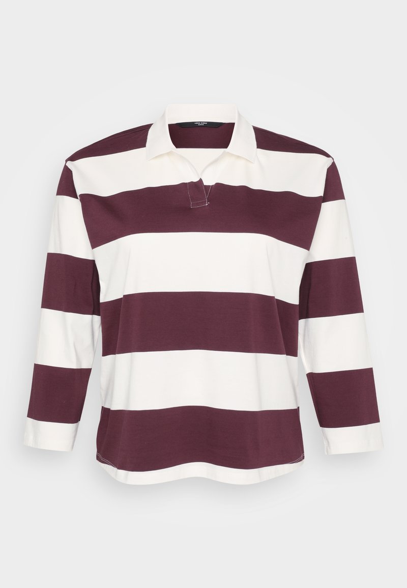 Vero Moda Curve Poloshirt bordeauxrood