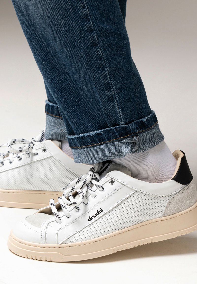 Drudd Italia - BENJI-SNEAKERS - Sneakers laag - white black, Vergroten