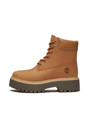 Timberland WATERPROOF - Platform ankle boots - wheat
