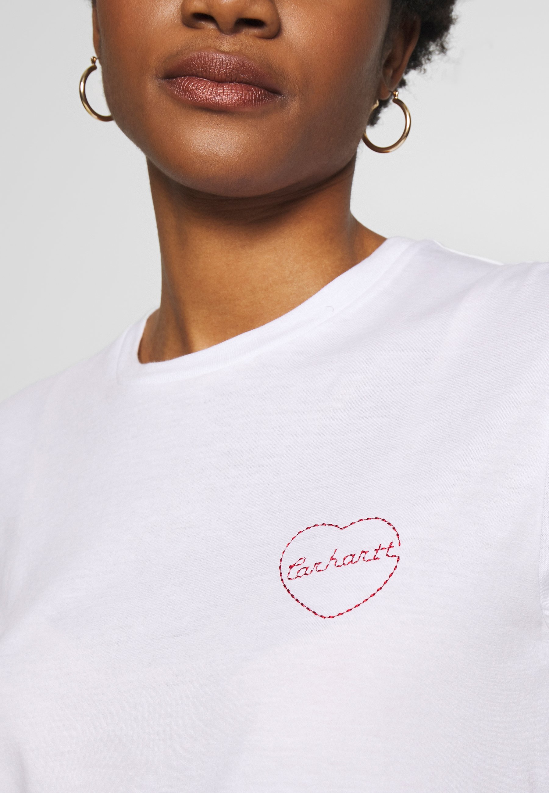 Carhartt WIP TILDA HEART T shirts med print white Carhartt WIP TILDA HEART - T-shirts med print - black