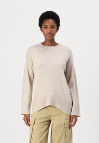 pure cashmere LOOSE FIT - Pulover - oatmeal