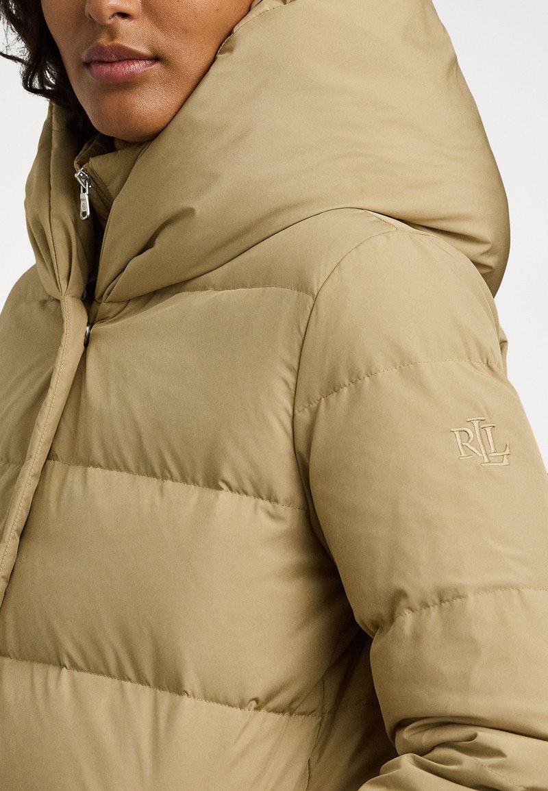 Women Trench Coat Abrigo Ralph Lauren Plumón Acolchado Metálico