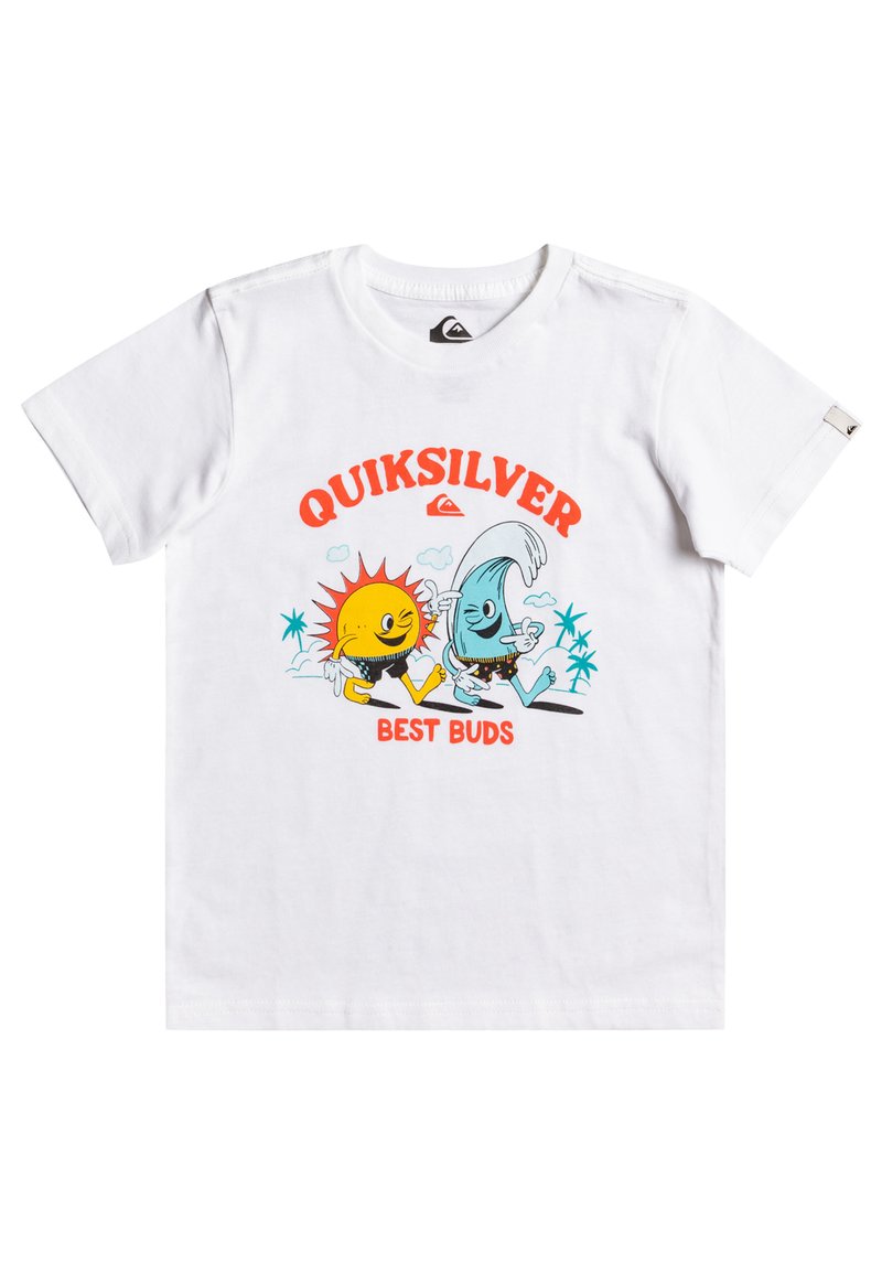 Quiksilver BEST BUDS - T-Shirt print - white/offwhite - Zalando.at