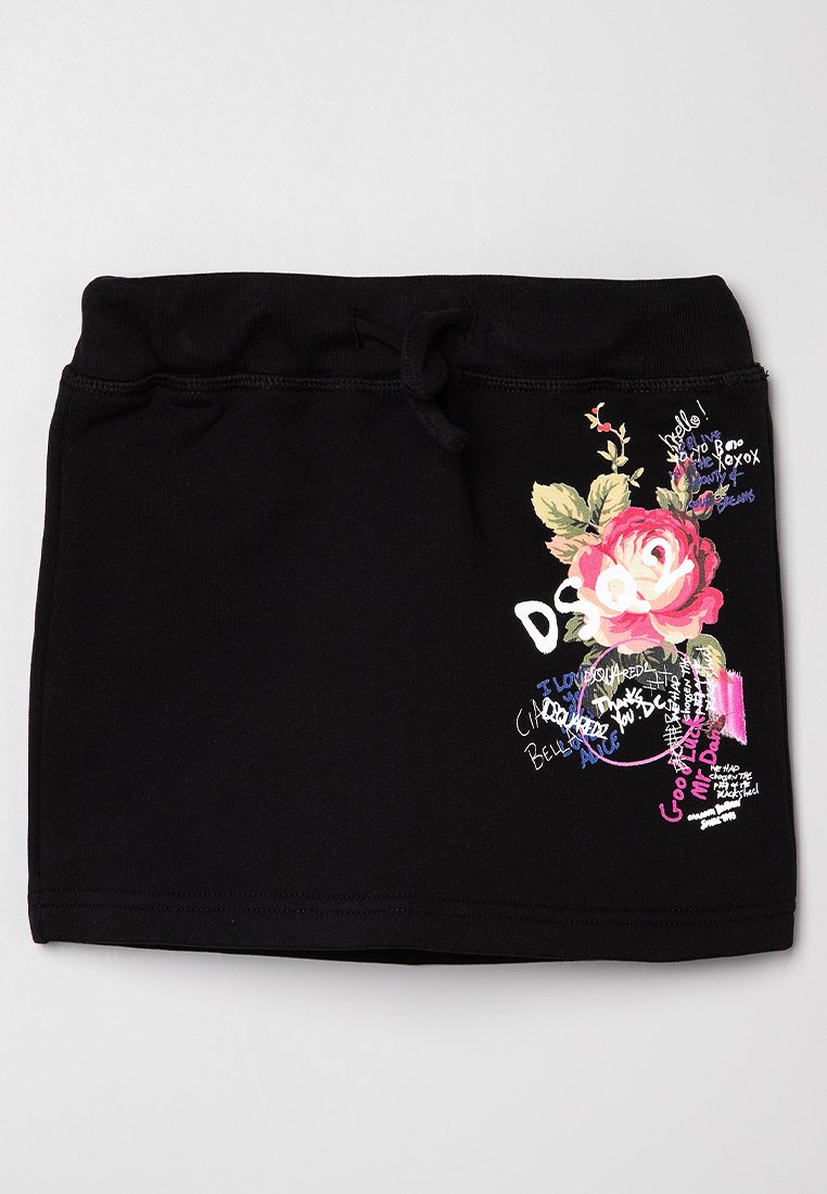 Dsquared2 A-lijn rok zwart Dsquared2 A-lijn rok zwart