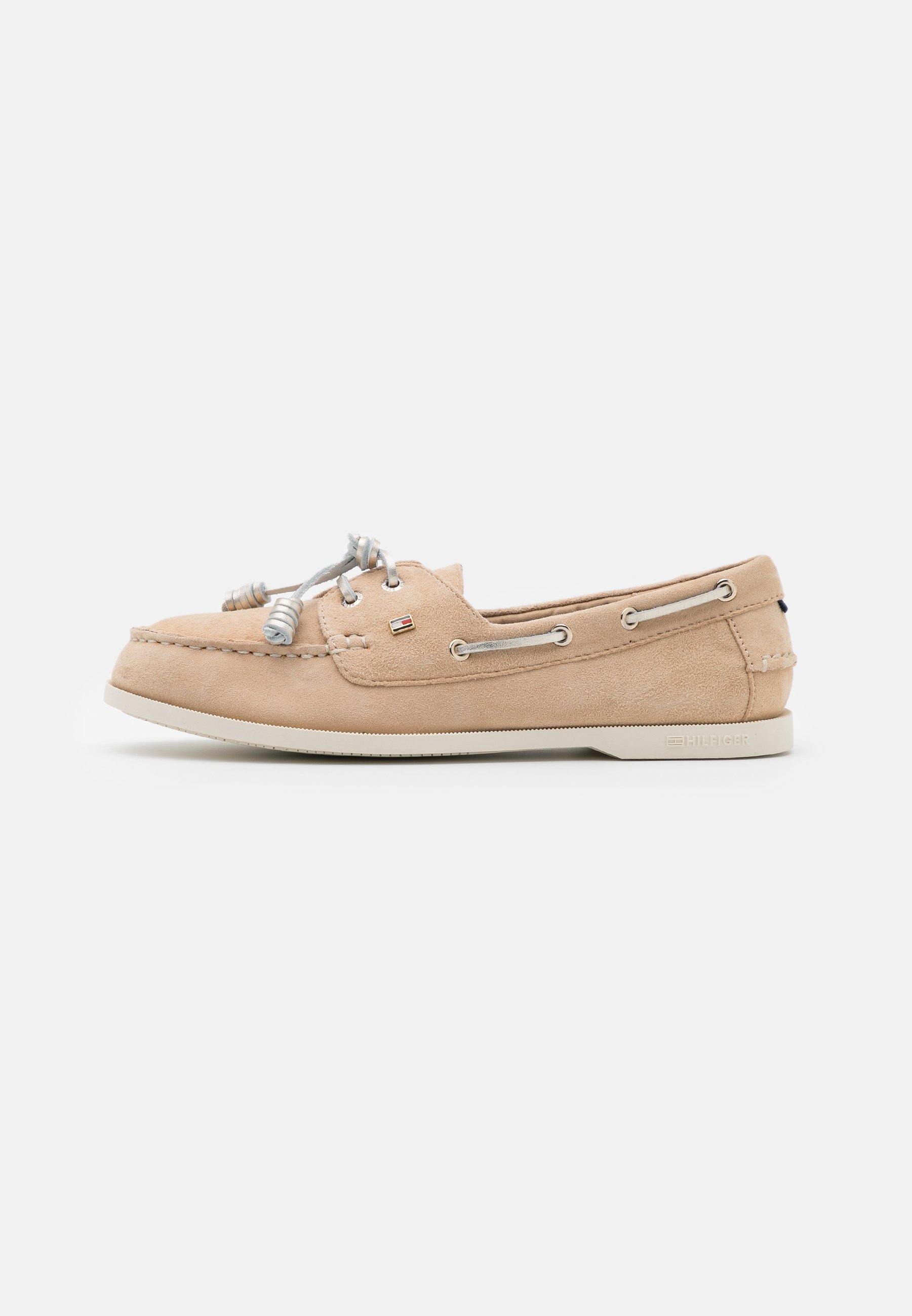 Tommy Hilfiger ESSENTIAL BOAT SHOE - Bootschoenen - clayed pebble/beige -  Zalando.be