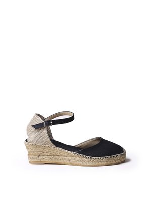 Sandalen met sleehak - Black