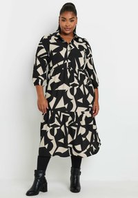 Yours Clothing Abito a camicia - black