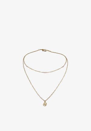 Alpenflüstern, TRACHTEN-METALLHALSKETTE BREZE ZWEIREIHIG (GOLD-FARBEN) - Necklace - gold-coloured