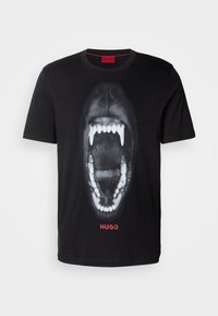 HUGO DAYAKING - T-shirt med print - black