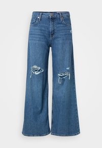 GAP Petite BAGGY TALIA  - Brīva piegriezuma džinsi - blue