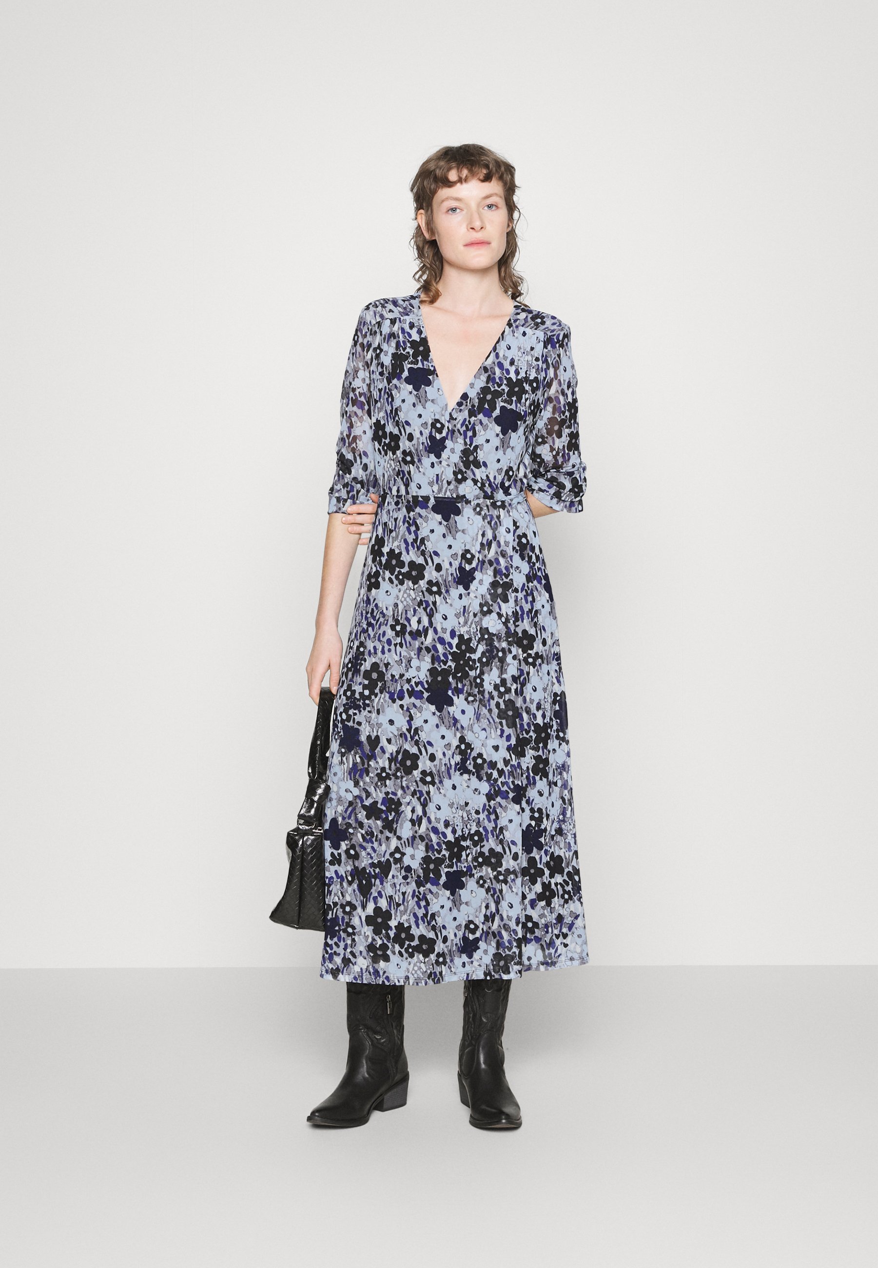 Fabienne Chapot NATASJA DRESS - Jurk - misty mountains/vain/zwart - Zalando .nl