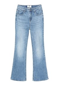 COMFORT - Flared Jeans - stone blue denim
