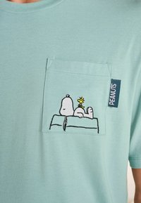 Next REGULAR FIT - SNOOPY SET  - Pizsama szett - blue stripe