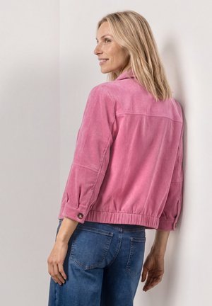 Street One, 3/4 ARM CORDJACKE MIT HEMDKRAGEN - Lichte jas - blush berry