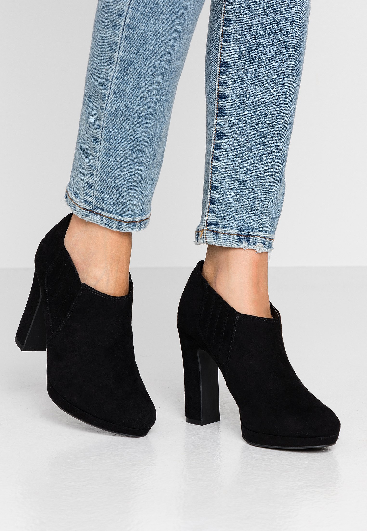 New Look QUEUE Enkellaarsjes met hoge hak black Zalando.nl New Look STEVIE Enkellaarsjes met hoge hak black