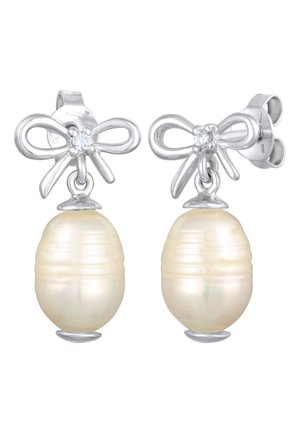 DAINTY PLAYFUL BOW - Øreringe - silberfarben