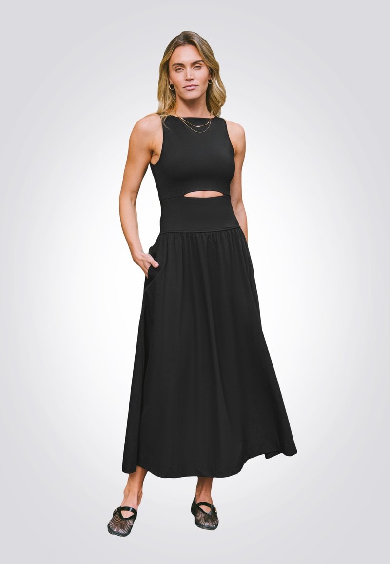 Cupshe SLEEVELESS CUTOUT - Maxi-jurk - black