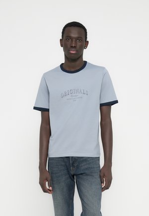 JORCATSKILLS RINGER CREW NECK - T-shirt print - tradewinds