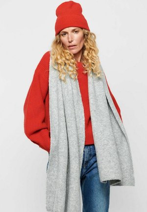 SANELA - Scarf - light grey melange