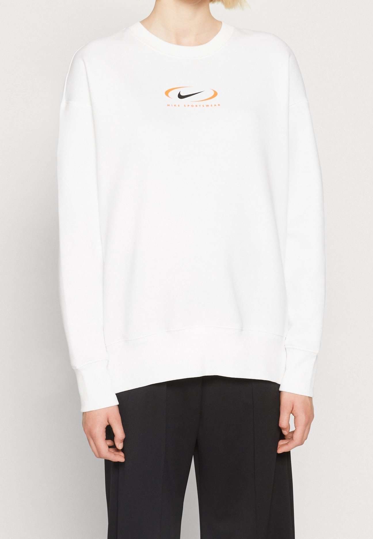 double swoosh nike sweatshirt