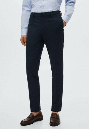 PAULO - Pantaloni eleganti - dunkles marineblau