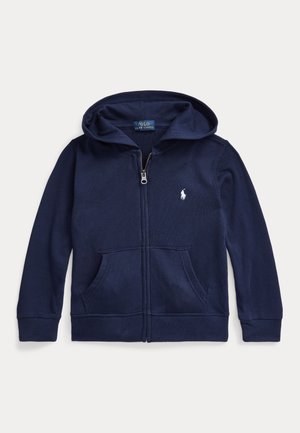 Polo Ralph Lauren CON ZIP E CAPPUCCIO PONY - Felpa con zip - blu