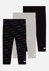 Nike Sportswear 3 PACK - Legíny - kalhoty  - black
