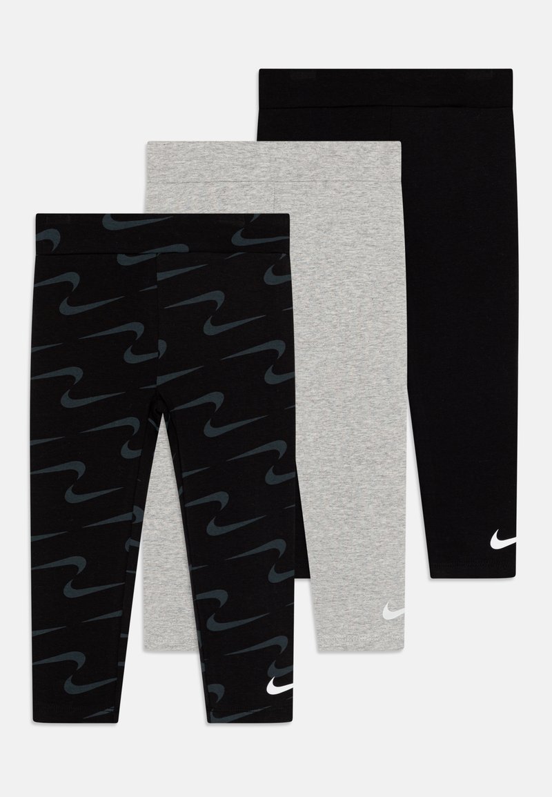 Nike Sportswear 3 PACK - Legíny - kalhoty - black