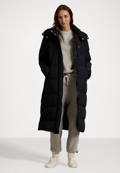 Polo Ralph Lauren HOODED DOWN COAT - Zimný kabát - black