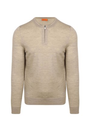 CREW ZIP  - Strickpullover - beige