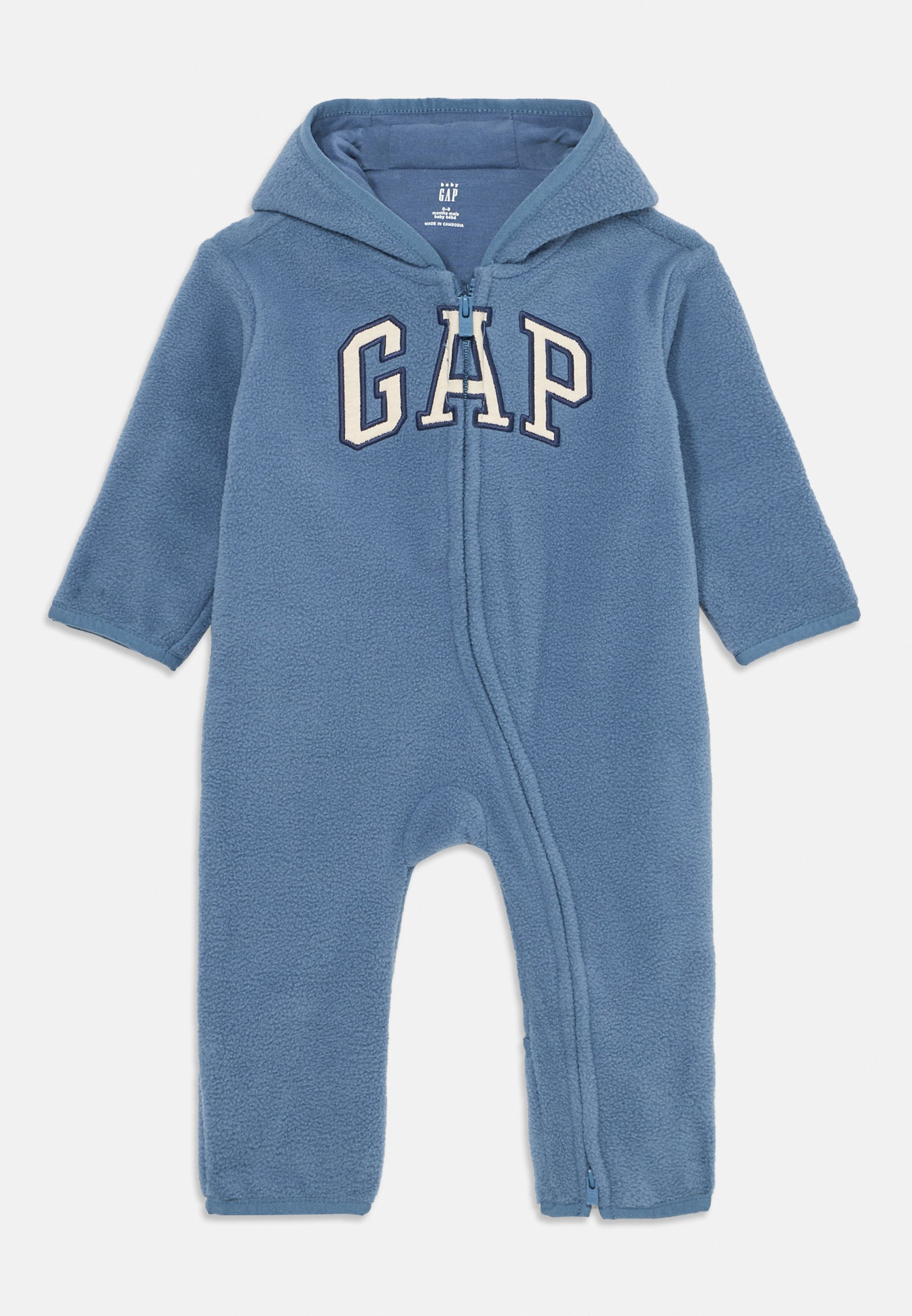 GAP BABY HOODED LOGO ONE-PIECE Combinaison cornflower/bleu