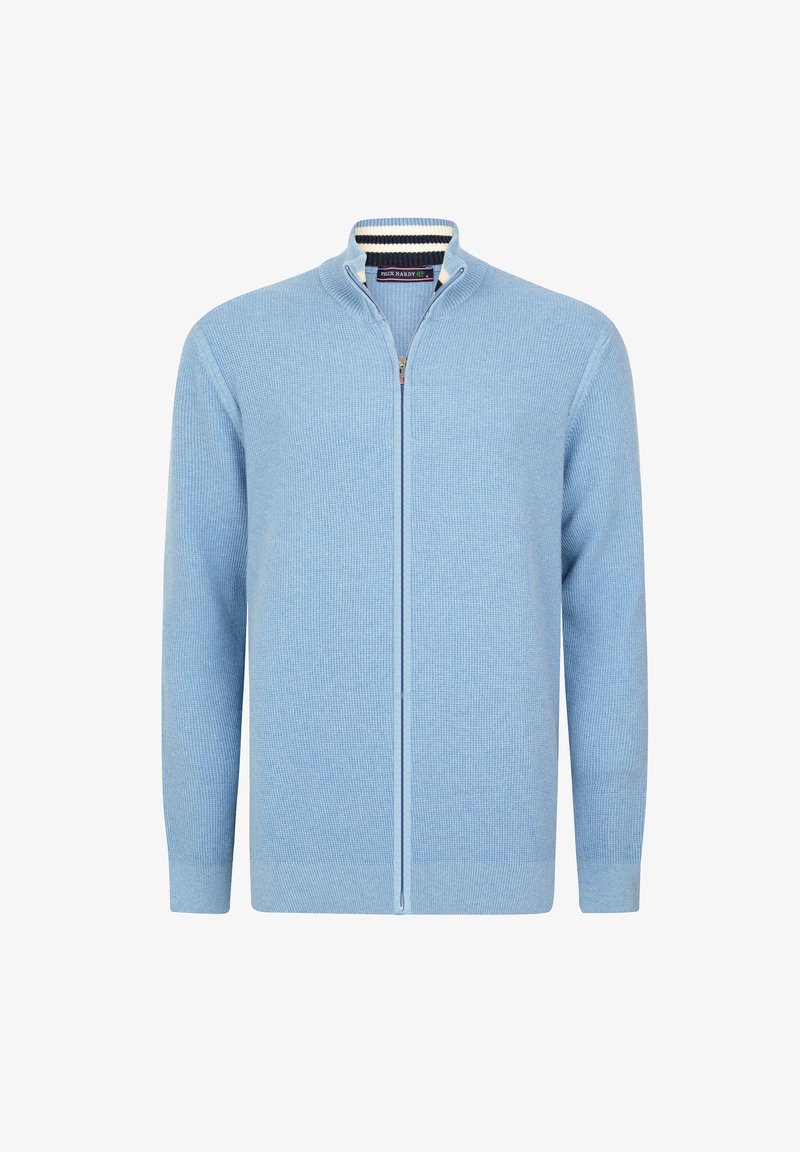 Felix Hardy HIGH COLLAR - Chaqueta de punto - blue