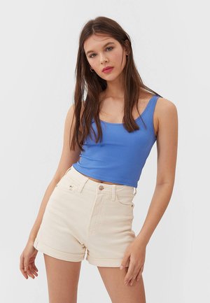 Short en jean - beige