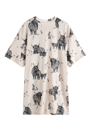 Next COSY - Chemise de nuit / Nuisette - oatmeal hamish the highland cow