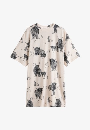 Next COSY - Chemise de nuit / Nuisette - oatmeal hamish the highland cow