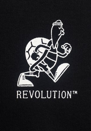 REVOLUTION, PRINTED CREWNECK - Sudadera - black