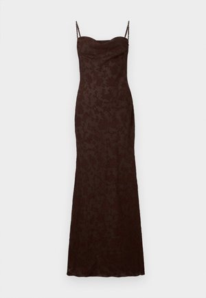VERONICA MAXI SLIP DRESS - Apģērbs svinīgiem gadījumiem - brown