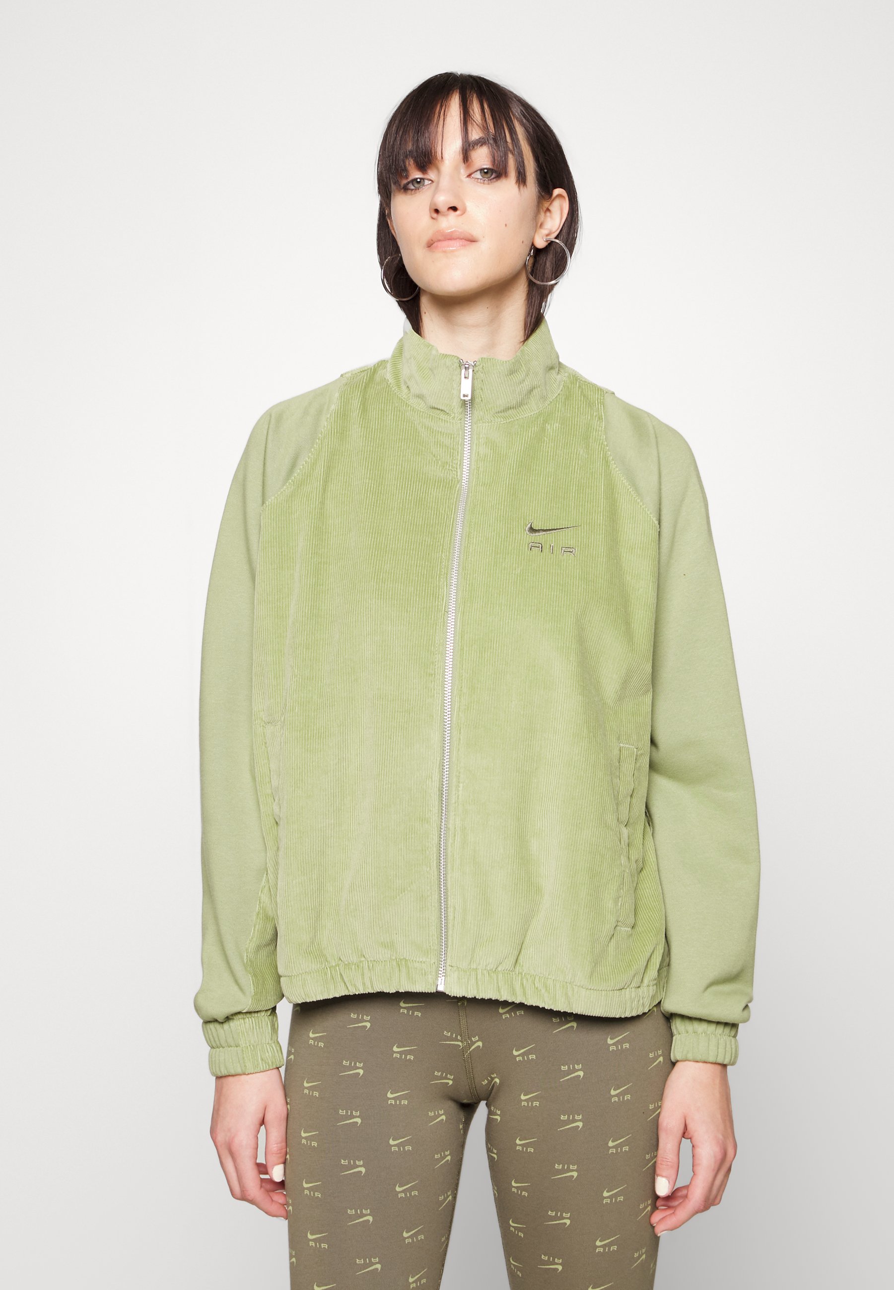 nike fleece bomber jacket