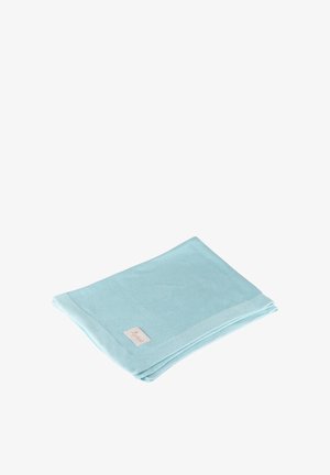 sigikid, SIGIKID STRICKDECKE KNITTED LOVE BABYDECKE UNISEX - Couverture pour bébé - hellblau