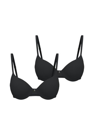 2-PACK SENSATION - Podprsenka s kosticemi - schwarz