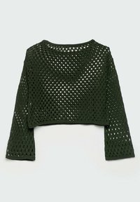 Stradivarius Stickad tröja - green