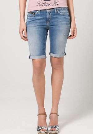 Jeansshorts - dark-blue denim