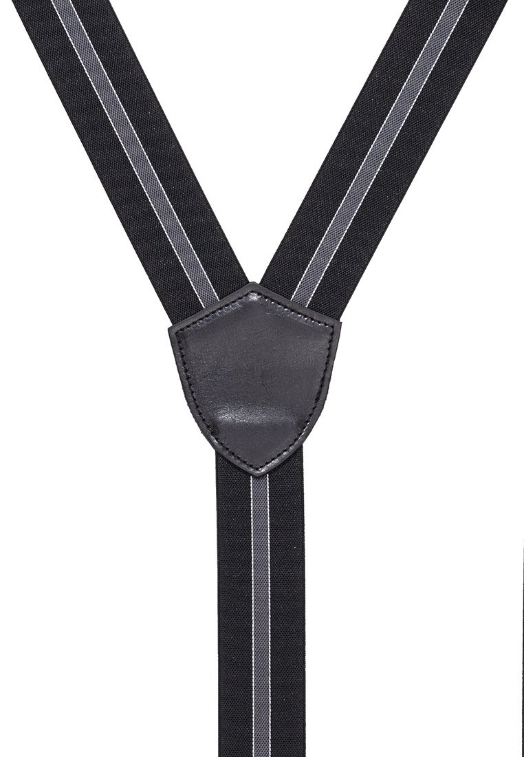 Herren Gürtel klassisch | Bugatti BRACES HOSENTRÄGER Gürtel schwarz - LJ70490 Herren Gürtel klassisch | Bugatti BRACES HOSENTRÄGER Gürtel schwarz - LJ70490