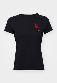 ENDORA - T-shirt med print - black