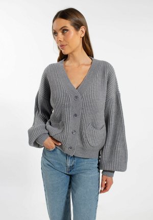 Strickjacke - matt metal